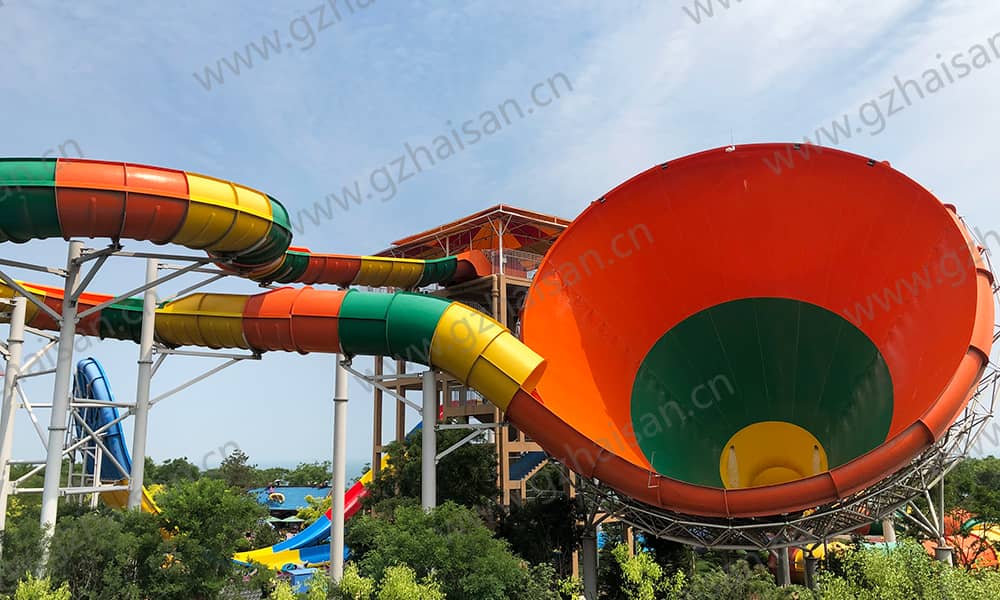 东方欢乐王国水世界大喇叭滑道 东方欢乐王国水世界大喇叭滑道